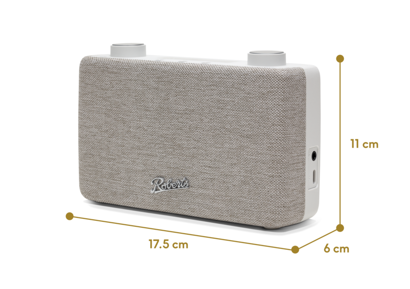 Roberts Radio Play 11W White DAB/FM Radio - Image 5