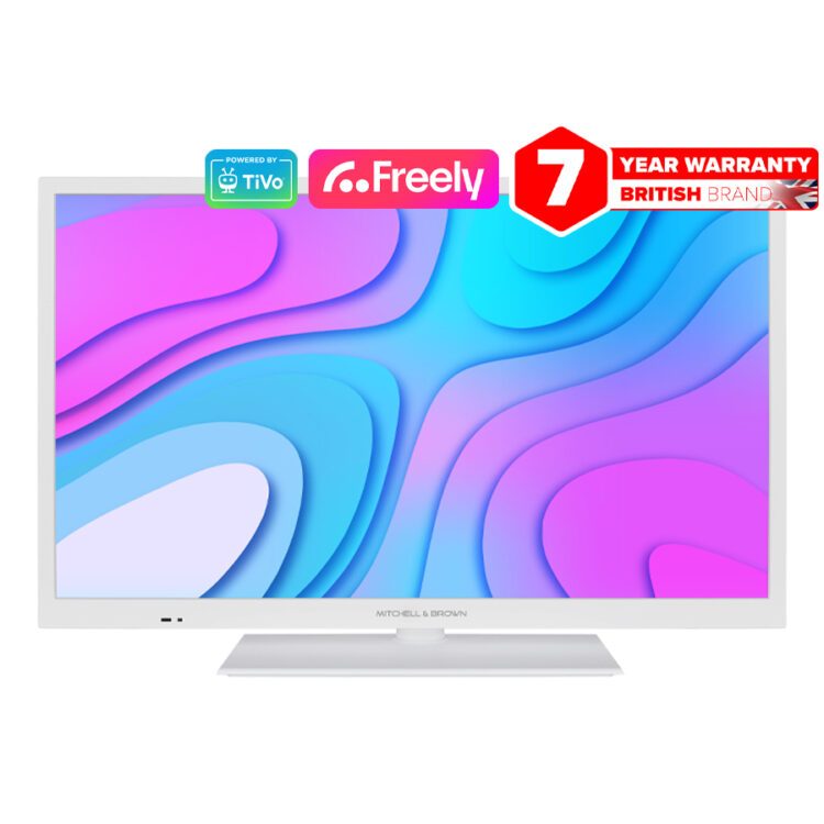 Mitchell and Brown JB-24W1811 – 24″ HD Ready Smart TV In White Powered by TiVo
