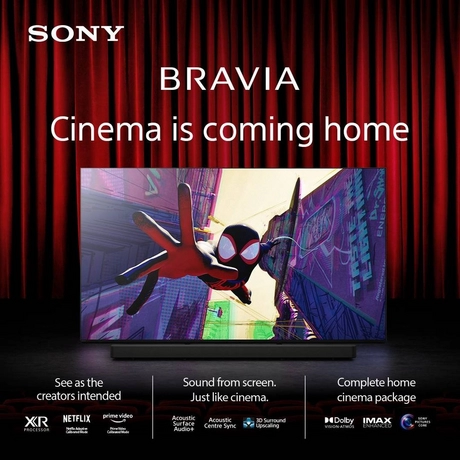 Alternative view of Sony K77XR80PU 77" 4K OLED TV
